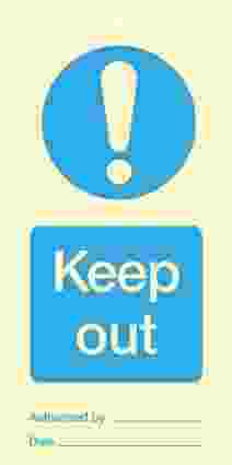 IMPA:332540 船舶保安 ISPS Ship Safety Sign