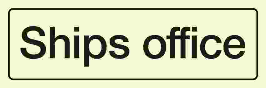 IMPA:332874 居住舱室 Accommodation Ship Safety Sign