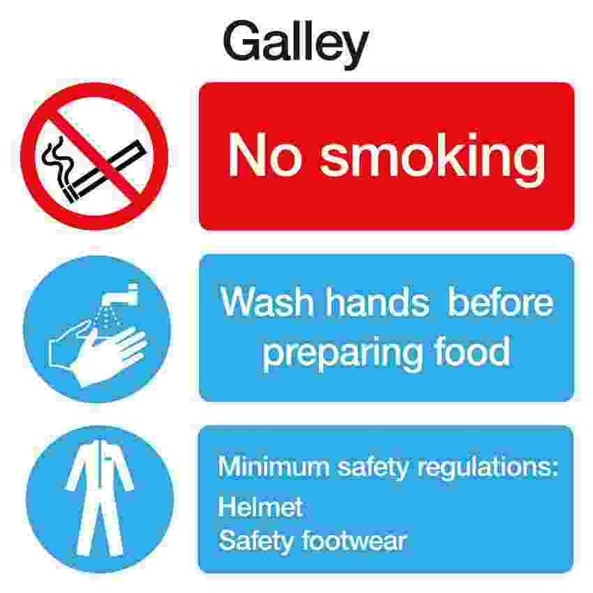 IMPA:333124 组合标识 Combination Ship Safety Sign
