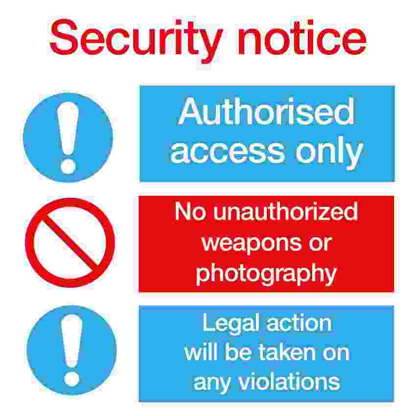 IMPA:333139 船舶保安 ISPS Ship Safety Sign