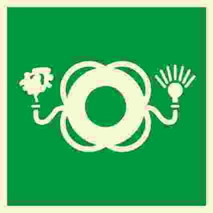 IMPA:334059 救生设备 Life Saving Ship Safety Sign