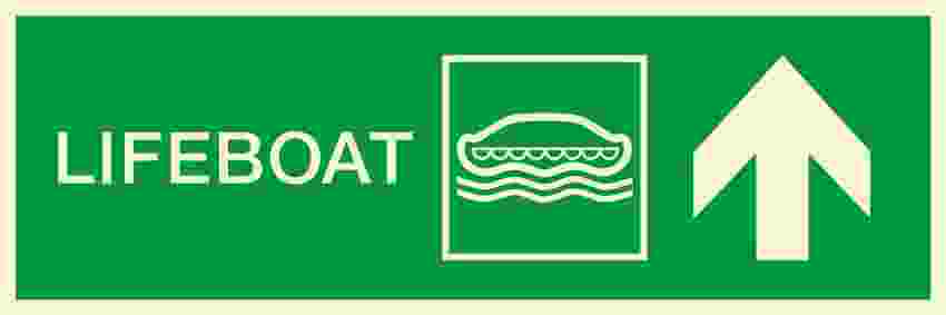 IMPA:334301 方向指示 Direction Ship Safety Sign
