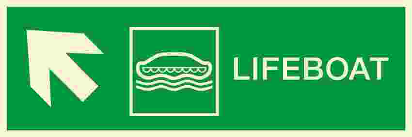 IMPA:334302 方向指示 Direction Ship Safety Sign