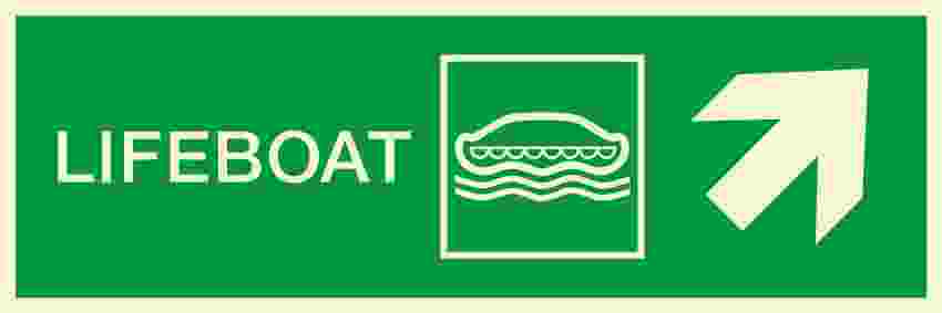 IMPA:334303 方向指示 Direction Ship Safety Sign