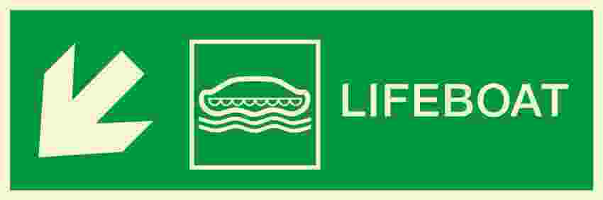IMPA:334306 方向指示 Direction Ship Safety Sign