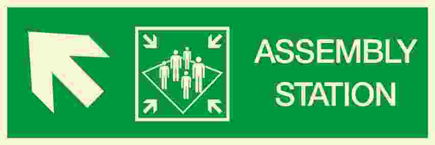 IMPA:334322 方向指示 Direction Ship Safety Sign