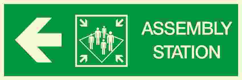 IMPA:334324 方向指示 Direction Ship Safety Sign