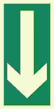 IMPA:334426 方向指示 Direction Ship Safety Sign