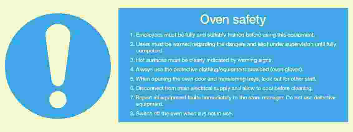 IMPA:335766 厨房设备 Galley Ship Safety Sign