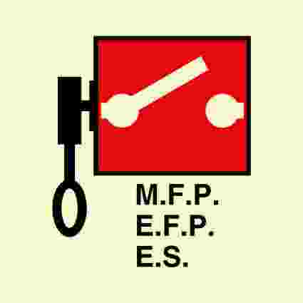 IMPA:336020 消防控制 Fire Control Ship Safety Sign