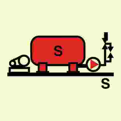 IMPA:336044 消防控制 Fire Control Ship Safety Sign