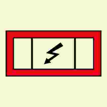 IMPA:336077 消防控制 Fire Control Ship Safety Sign