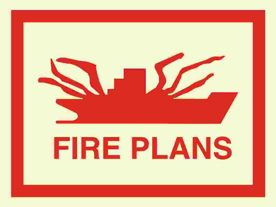 IMPA:336092 消防控制 Fire Control Ship Safety Sign