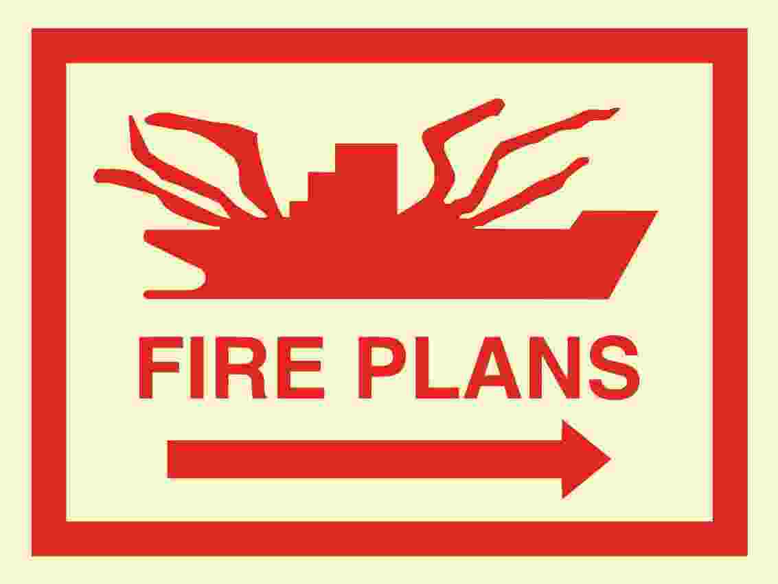 IMPA:336094 消防控制 Fire Control Ship Safety Sign