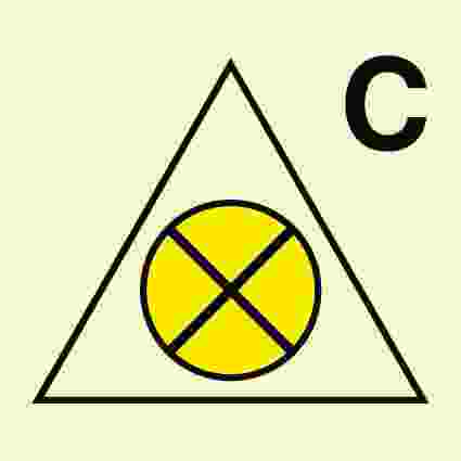 IMPA:336780 消防控制 Fire Control Ship Safety Sign