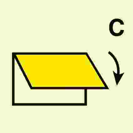 IMPA:336789 消防控制 Fire Control Ship Safety Sign