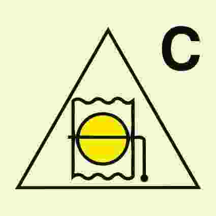 IMPA:336792 消防控制 Fire Control Ship Safety Sign