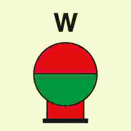 IMPA:336837 消防控制 Fire Control Ship Safety Sign