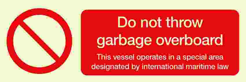 IMPA:338567 厨房设备 Galley Ship Safety Sign