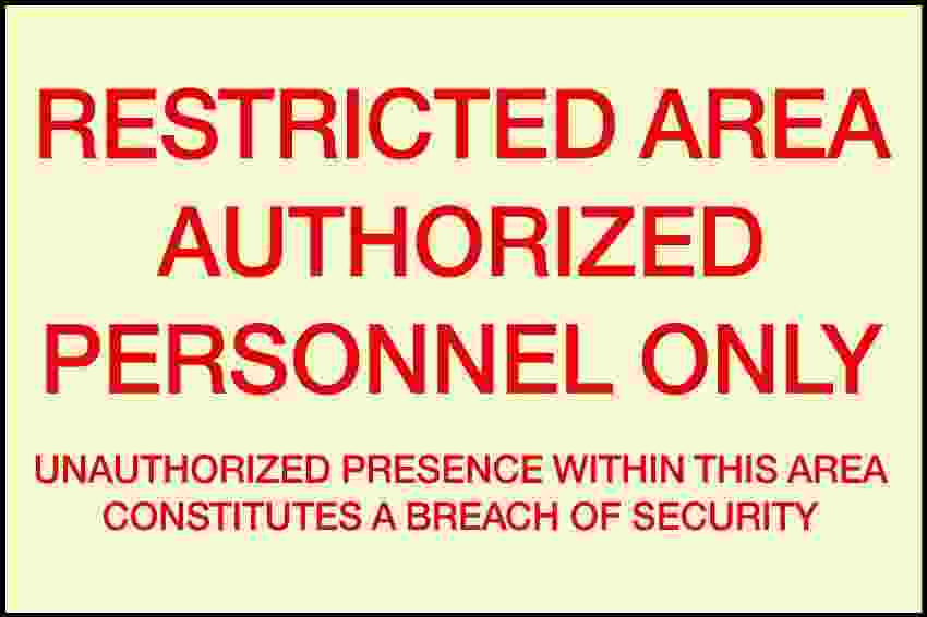 IMPA:338696 船舶保安 ISPS Ship Safety Sign